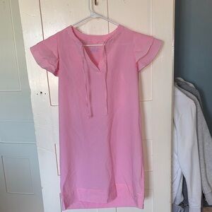 Vineyard Vines Pink Striped Dress